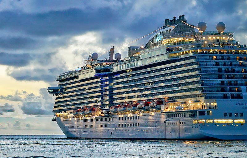 Large cruise ship