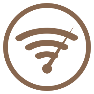 Copper colored icon representing strong signal