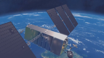 Telesat Lightspeed artist rendering frame for video