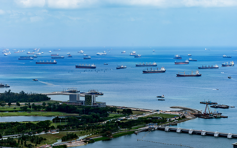 Singapore port