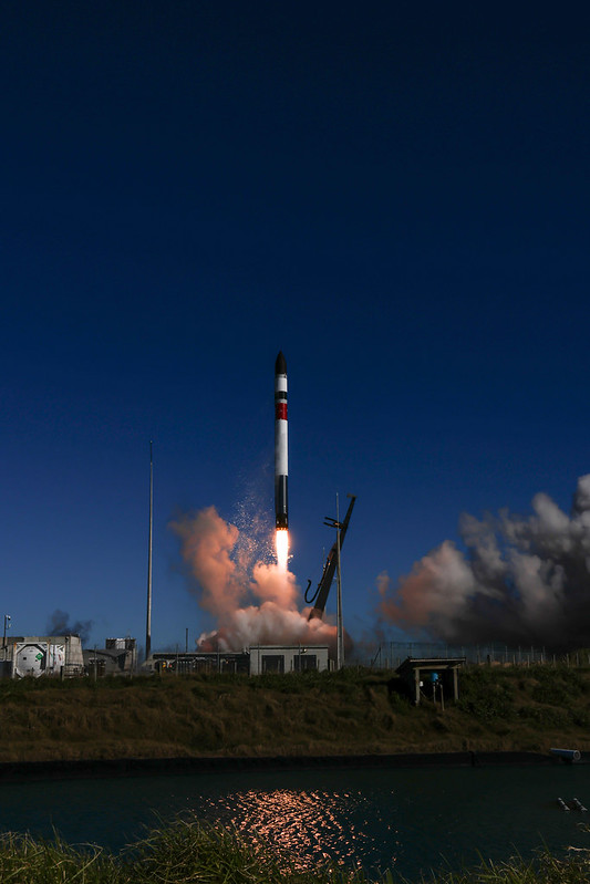 Telesat LEO 3 blasting off on a Rocket Lab launch