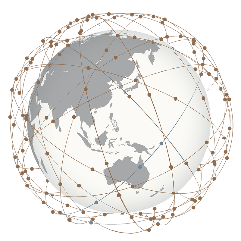 Telesat Lightspeed constellation Asia Oceania view