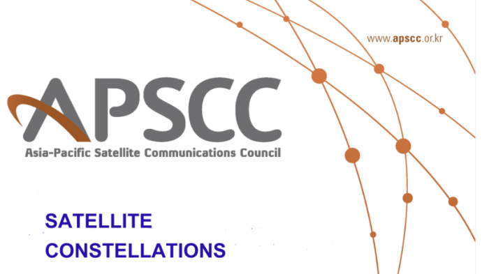 APSCC logo with Satellite Constellations