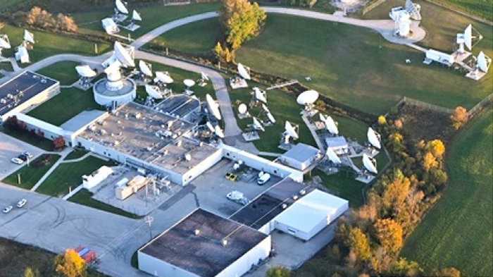 Telesat ground station at Allan Park, Ontario
