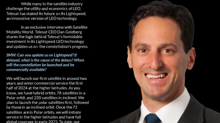 Dan Goldberg, Telesat President & CEO