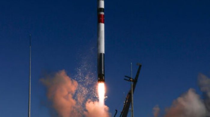 Rocket launch lift-off image